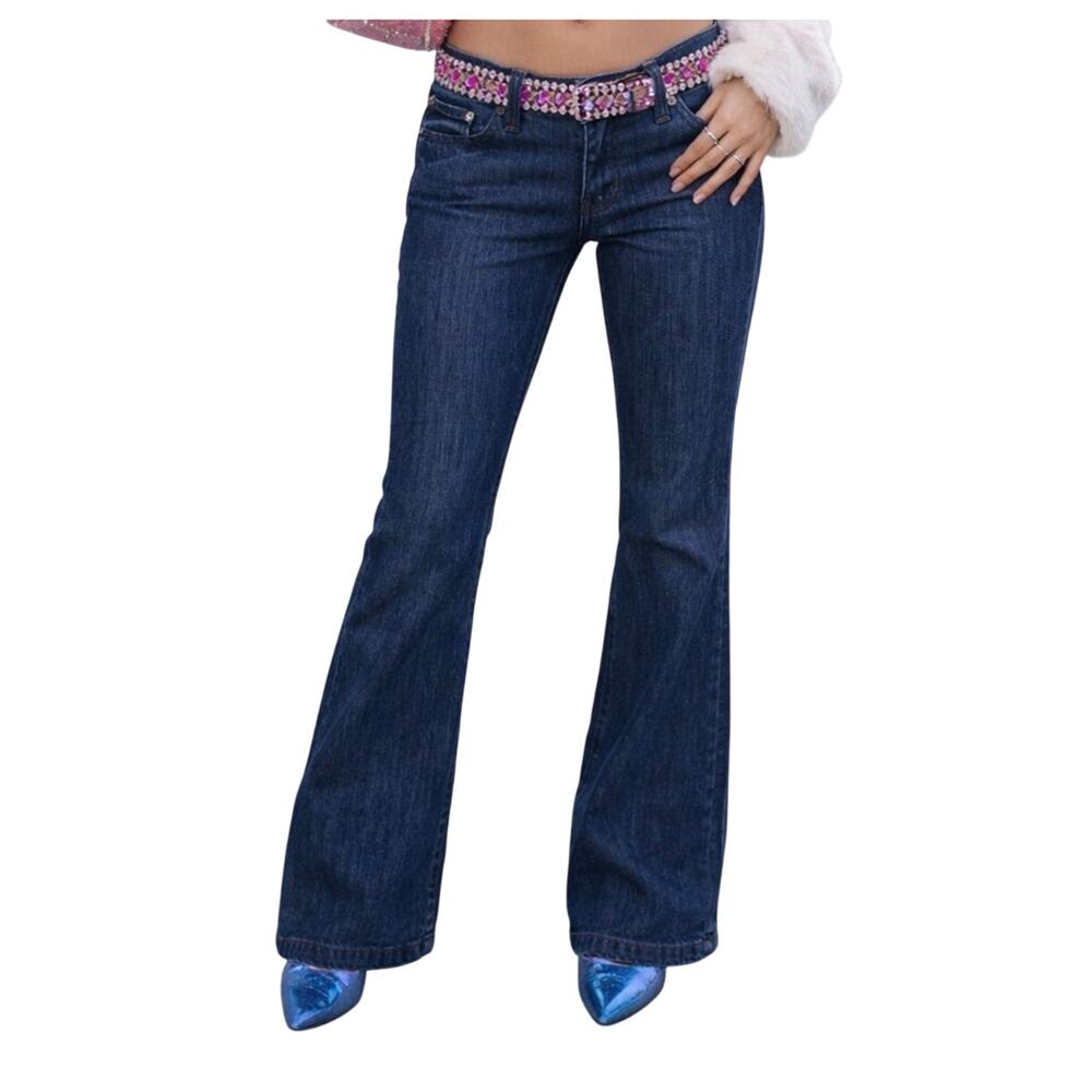 Vintage Y2K Revolt Dark Wash Flare Jeans Women’s Size 9